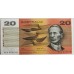 AUSTRALIA 1993 . TWENTY 20 DOLLARS BANKNOTES . FRASER/EVANS . CONSECUTIVE TRIO . FIRST PREFIX AAA